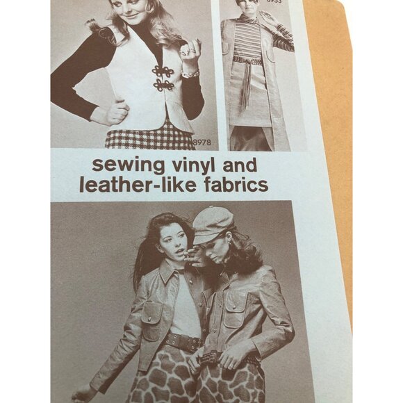 Sewing Guide Terms Beginner Simplicity Reference DIY Clothing Sew Pamphlet VTG - Picture 11 of 16